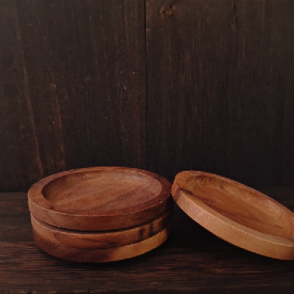 Wooden Coaster Set